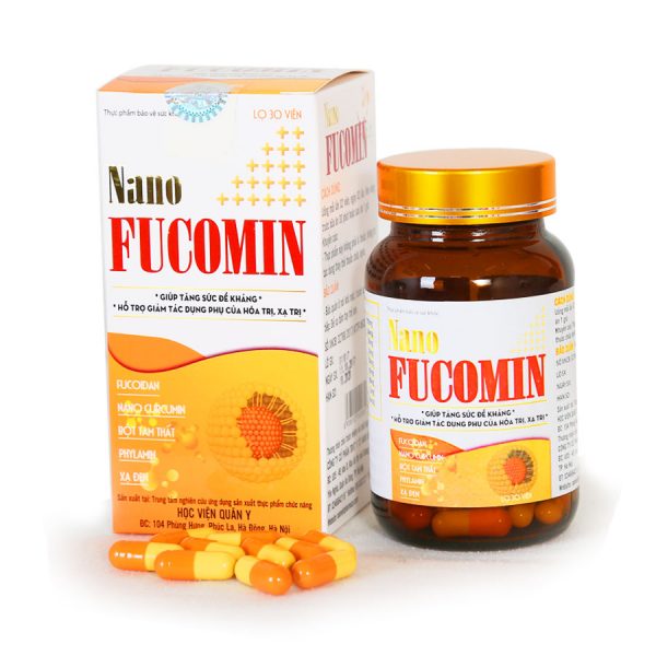 Viên uống Nano Fucomin hỗ trợ điều trị ung thư